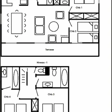 Les Cerisiers - Grand 4 4 Salles De Bains Idealement Situe Sur Les Pistes Mae-3204 Διαμέρισμα
